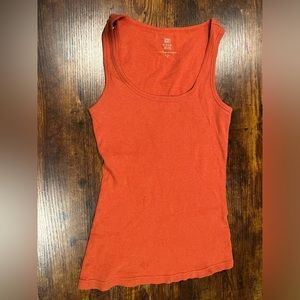 Women’s Burnt Orange Tank Top, Size Med